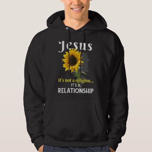 Det är ingen religion. Det är en relationssolv. Hoodie (Framsida)