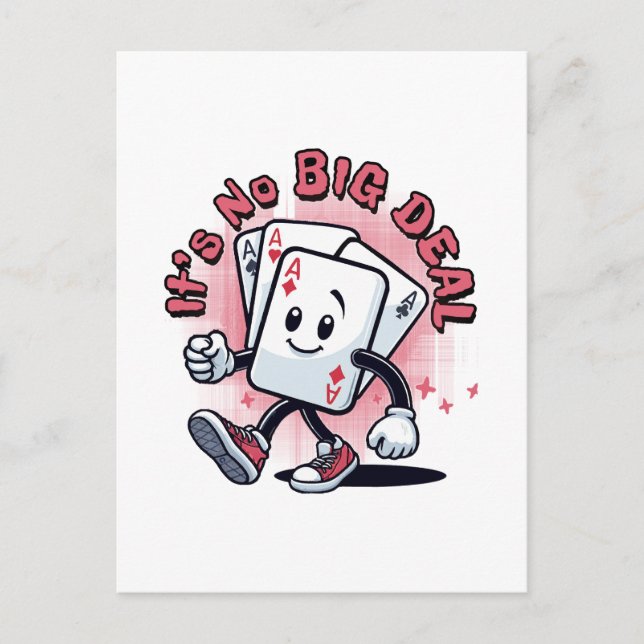 Det är ingen stor affär vykort (Framsida)