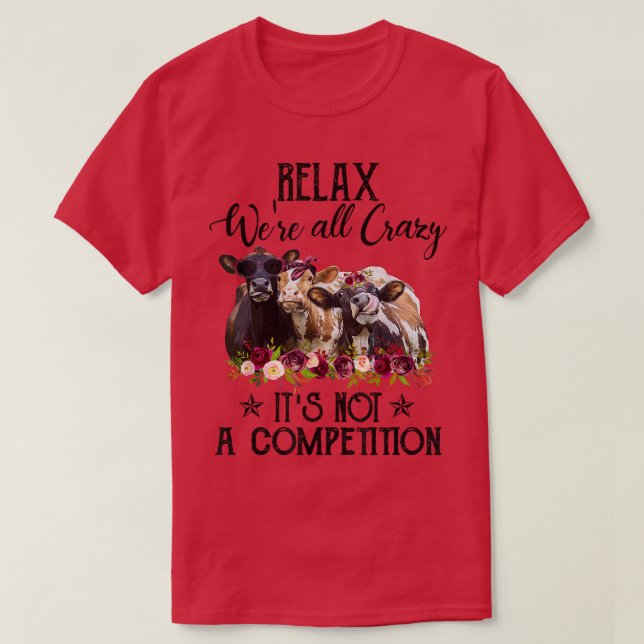 Det är ingen tävling. t shirt (Design framsida)