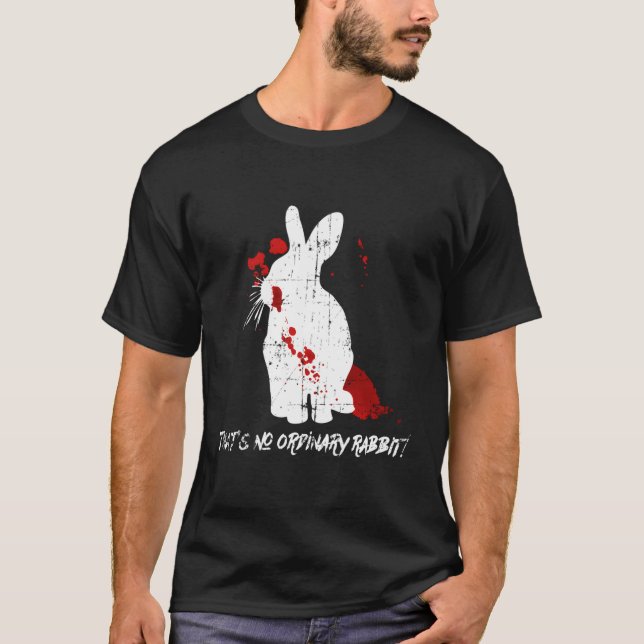 Det är ingen vanlig kanin Python Dödsbunny T Shirt (Framsida)