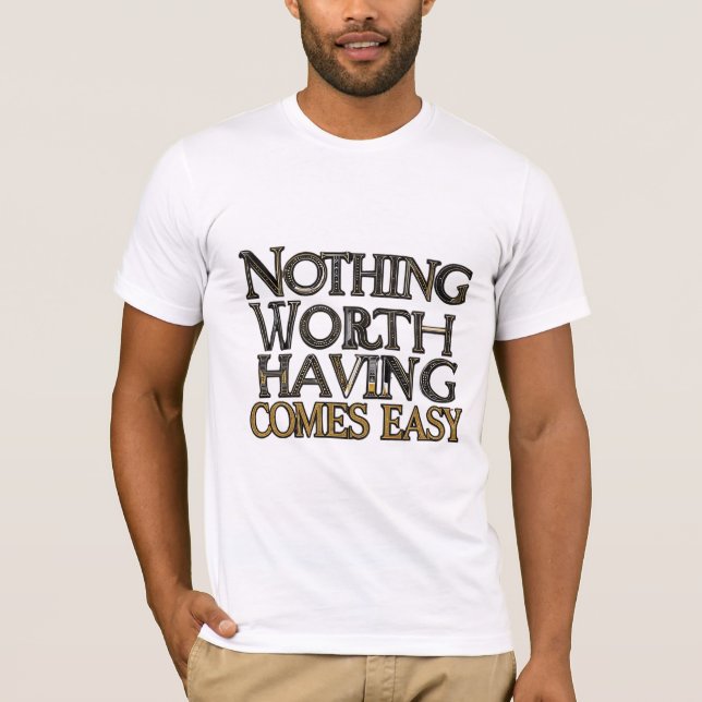 Det är inget att ha lätt på t shirt (Framsida)