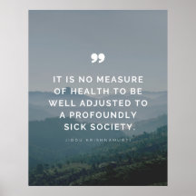 Det är inget hälsomått - Jiddu Krishnamurti