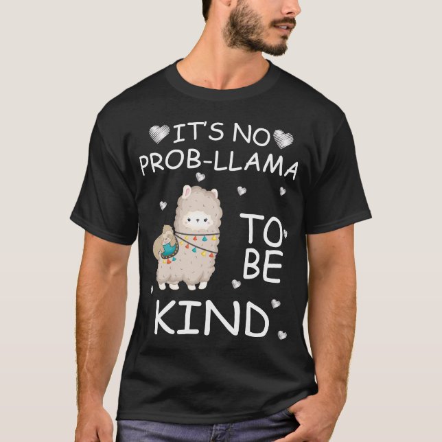 det är inget problem att vara vänlig t shirt (Framsida)
