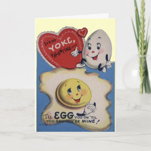Det är inget Yoke Valentines hälsningskort Helgkort
