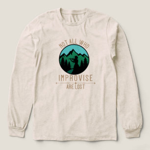Det är inte alla som improviserar som är Borttappa T Shirt