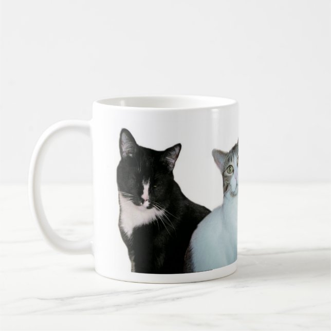 Det är inte alltid svart och white. kaffemugg (Vänster)