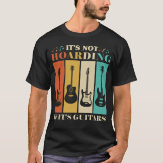 Det är inte att hota om det är Guitar Music Guitar T Shirt