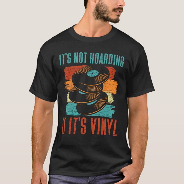 Det är inte att hota om det är vinyl t shirt (Framsida)