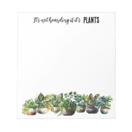 Det är inte att ta på sig om det är växter anteckningsblock