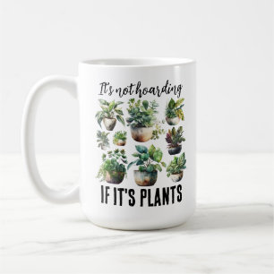 Det är inte att ta på sig om det är växter kaffemugg
