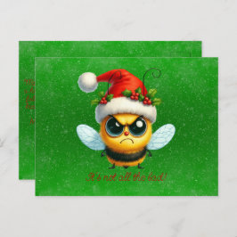 Det är inte bara det där onda grumpy Bee Vykort