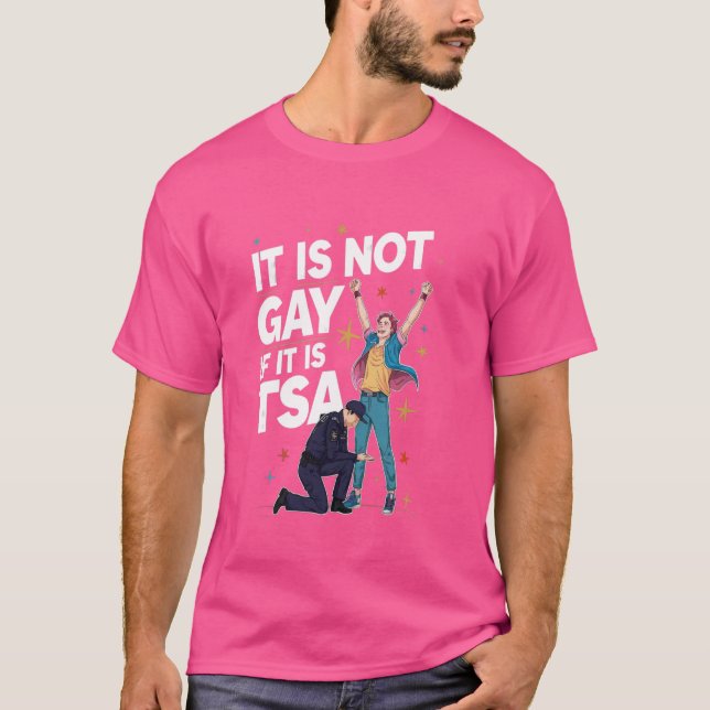 Det är inte bra om det är TSA-flygbolaget T Shirt (Framsida)