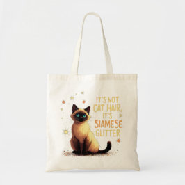 Det är inte Cat Hair, det är Siamese Glitter Tygkasse