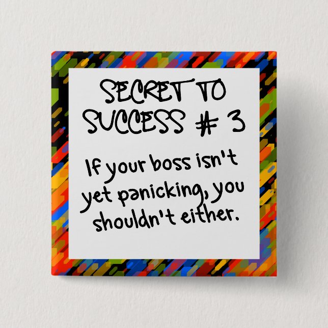 Det är inte dags att panika än knapp (Framsida)