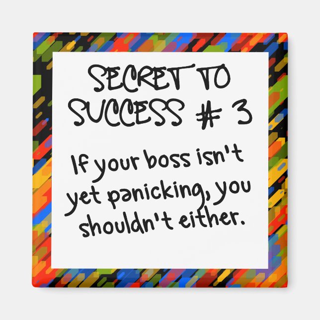 Det är inte dags att panika än magnet (Framsidan)