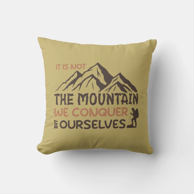 Det är inte det berg vi erövrar utan vi själva kudde (Framsida)