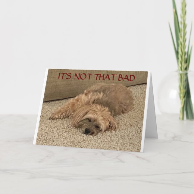 **DET ÄR INTE "DET" DÅLIGT ATT FÅ OLDER** KORT (Framsida)