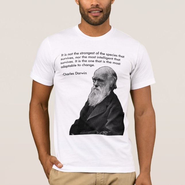 Det är inte det starkast…., - Charles Darwin Tröja (Framsida)