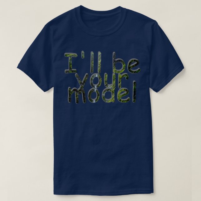 Det är inte din modell t shirt (Design framsida)