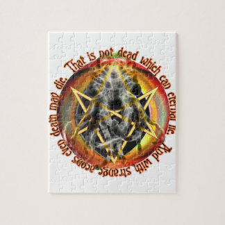 Det är inte dött som kan ljuga evigt pussel