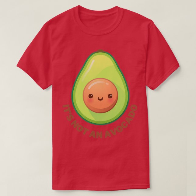 Det är inte en avokado t shirt (Design framsida)