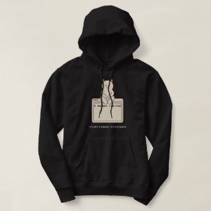 Det är inte en demon, det är en Daemon Rolig Linux Hoodie