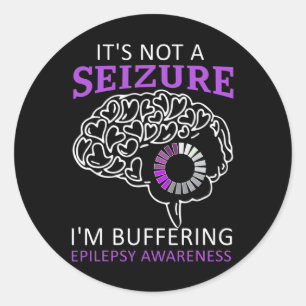 Det är inte en krydda jag är en uppbukande epileps runt klistermärke