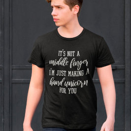 Det är inte en Mittet Finger-munk. T Shirt