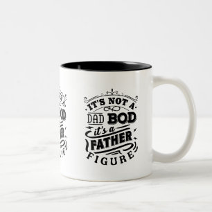 Det är inte en Pappa-Bod-Det är en Far-Figur-funny Två-Tonad Mugg