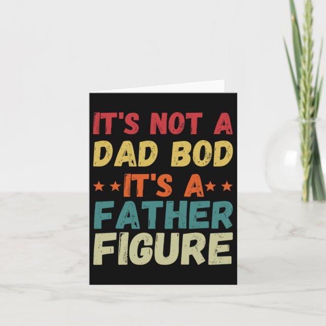 Det är inte en pappakropp det är en faderlig figur kort (Framsida)