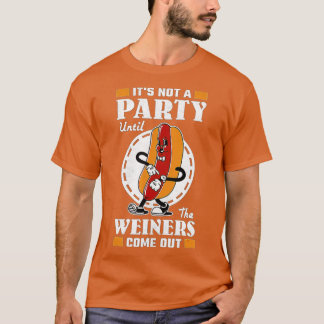 Det är inte en Party förrän garnet kommer ut, BBQ T Shirt