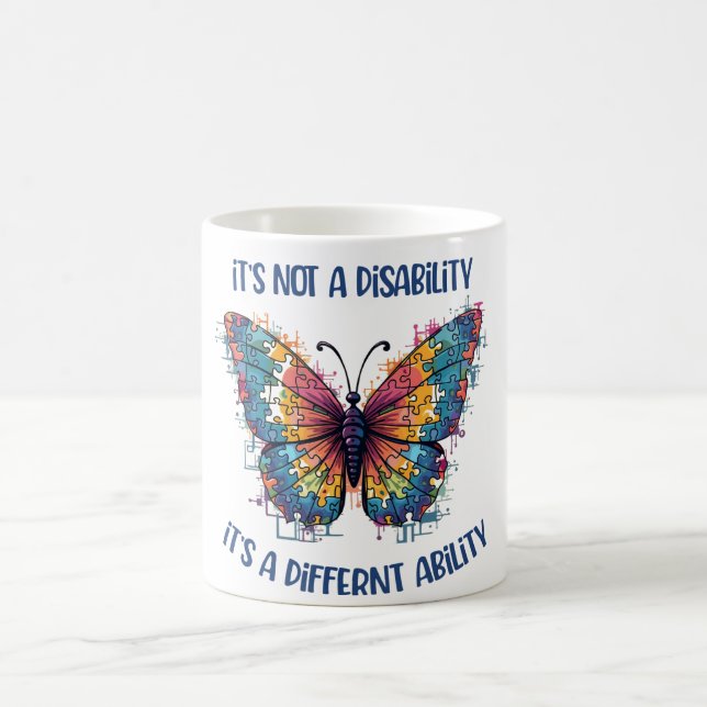 Det är inte ett funktionshinder, det är en annan f kaffemugg (Center)