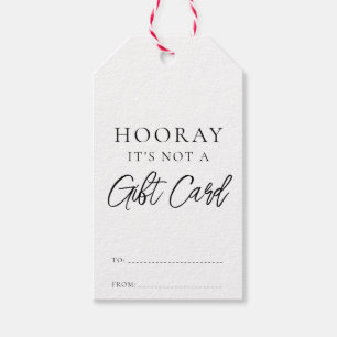 Det är inte ett giftkort.. -...en fin jul presentetikett