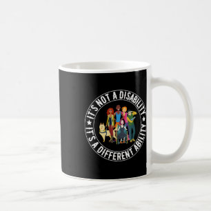 Det är inte ett handikapp utan ett annat kompetens kaffemugg