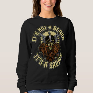 Det är inte ett skägg utan en sadel t shirt