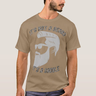 Det är inte ett skägg utan en sadelkomiskt design  t shirt