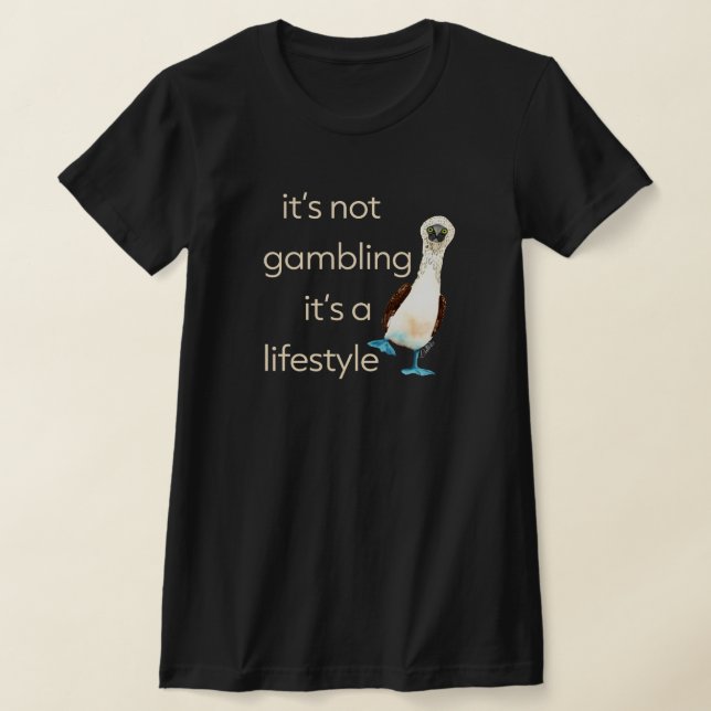 Det är inte ett spel Mörkt Stil T-Shirt (Laydown)