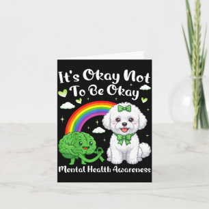 Det är inte för mental hälsoupplysning bichon fris kort