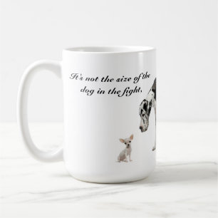 Det är inte formatet av hunden som räkningar… kaffemugg