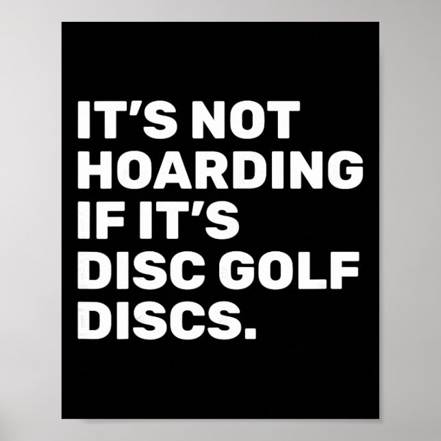 Det är inte hamstring om det är Disc Golf Discs Ro Poster (Framsidan)