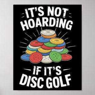 Det är inte hamstring om det är discgolf Roligt di Poster