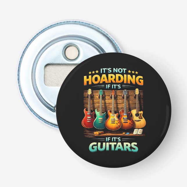 Det är inte hamstring om det är gitarrer flasköppnare (Framsidan)