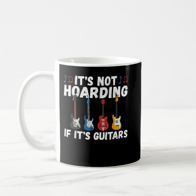 Det är inte hamstring om det är gitarrer Instrumen Kaffemugg (Vänster)