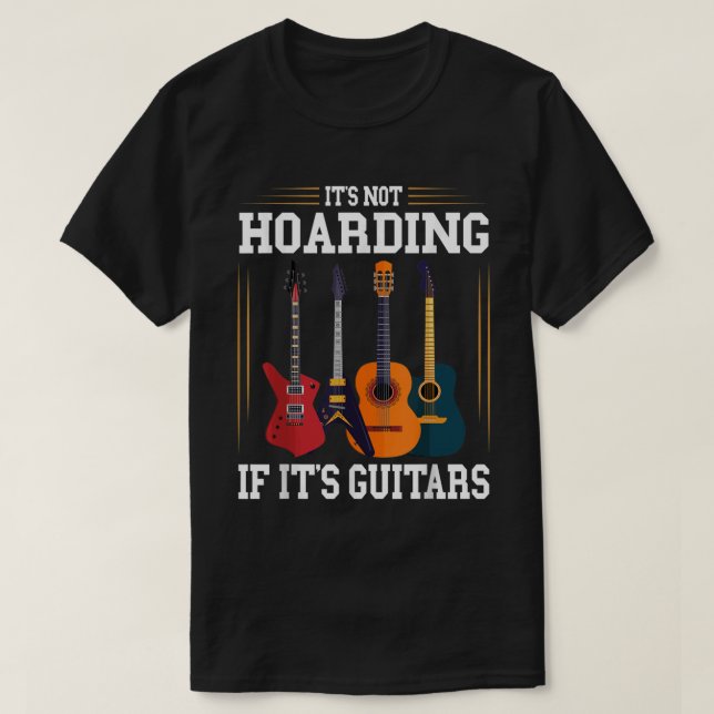 Det är inte hamstring om det är gitarrer Rolig Mus T Shirt (Design framsida)