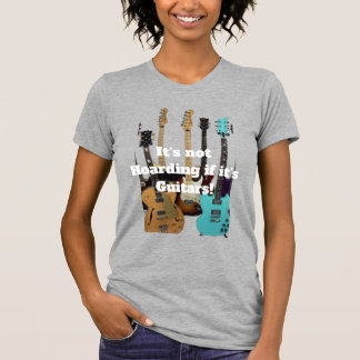 Det är inte hamstring om det är gitarrer t shirt
