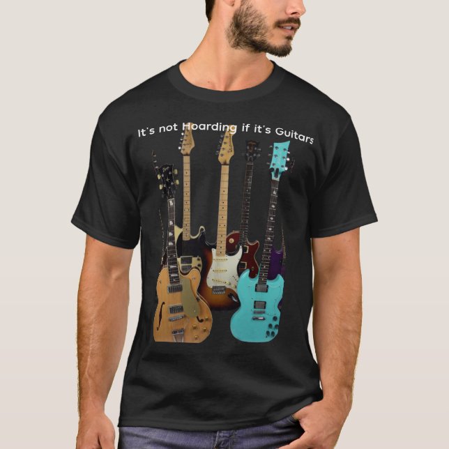 Det är inte hamstring om det är gitarrer t shirt (Framsida)
