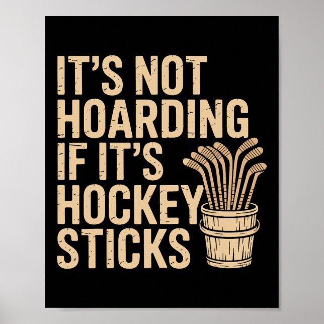 Det är inte hamstring om det är hockeyklubbor Roli Poster (Framsidan)