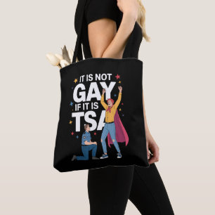 Det är inte homosexuellt om det är TSA Rolig säker Tygkasse