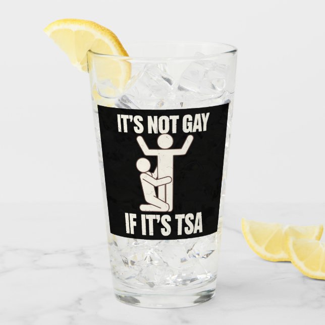 Det är inte homosexuellt om det är TSA-säkerhet Ro Glaskopp (Framsida Ice)