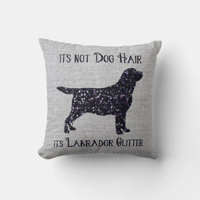 Det är inte Hund Hair, dess Labrador Glitter - Lab Kudde (Framsida)